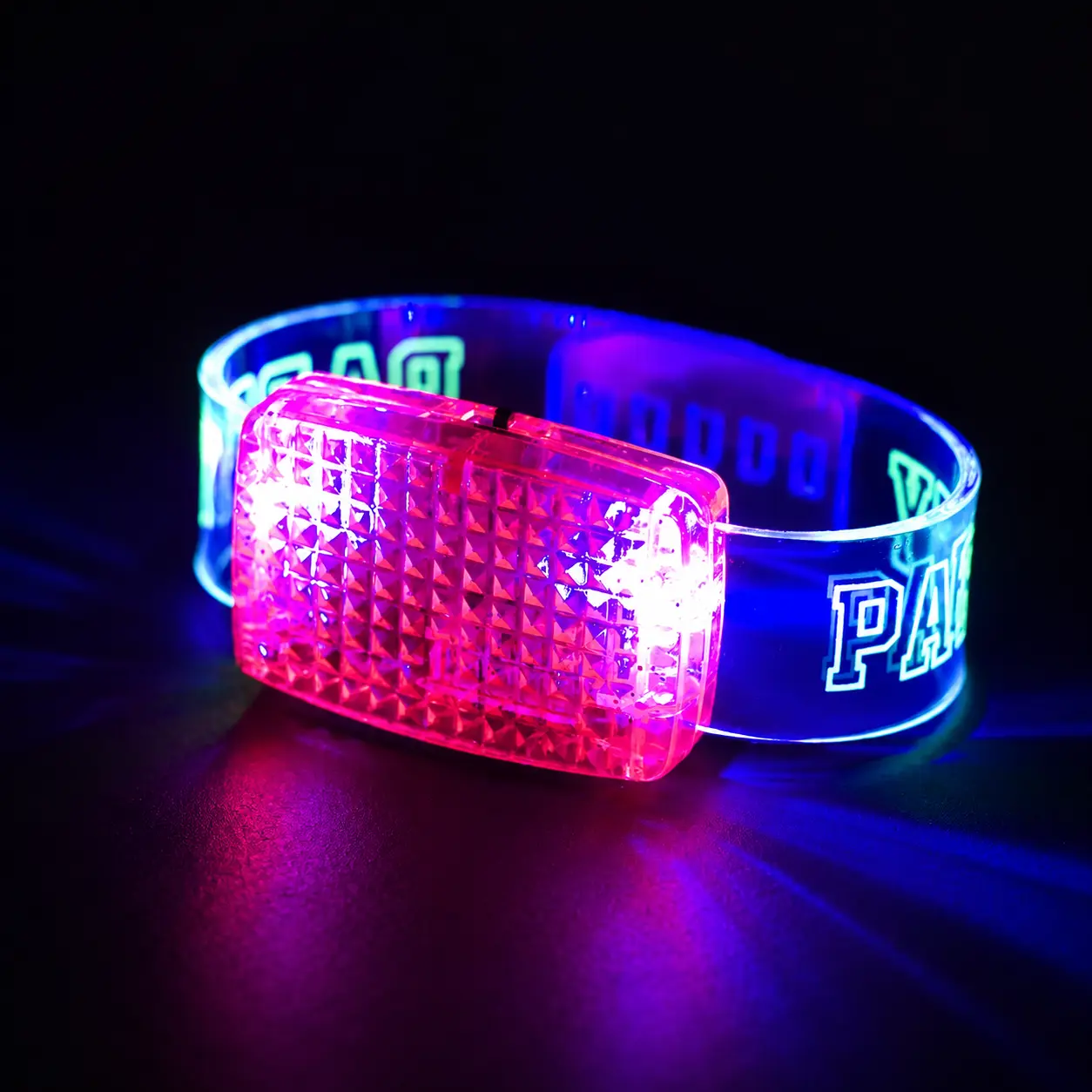 Pulsera Audioritmica Led x 6 Un.