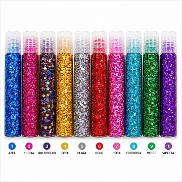 Glitter Metalico en Gel 20 Grs - 1