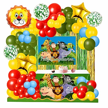 Set Feliz Cumple Animalitos - 1