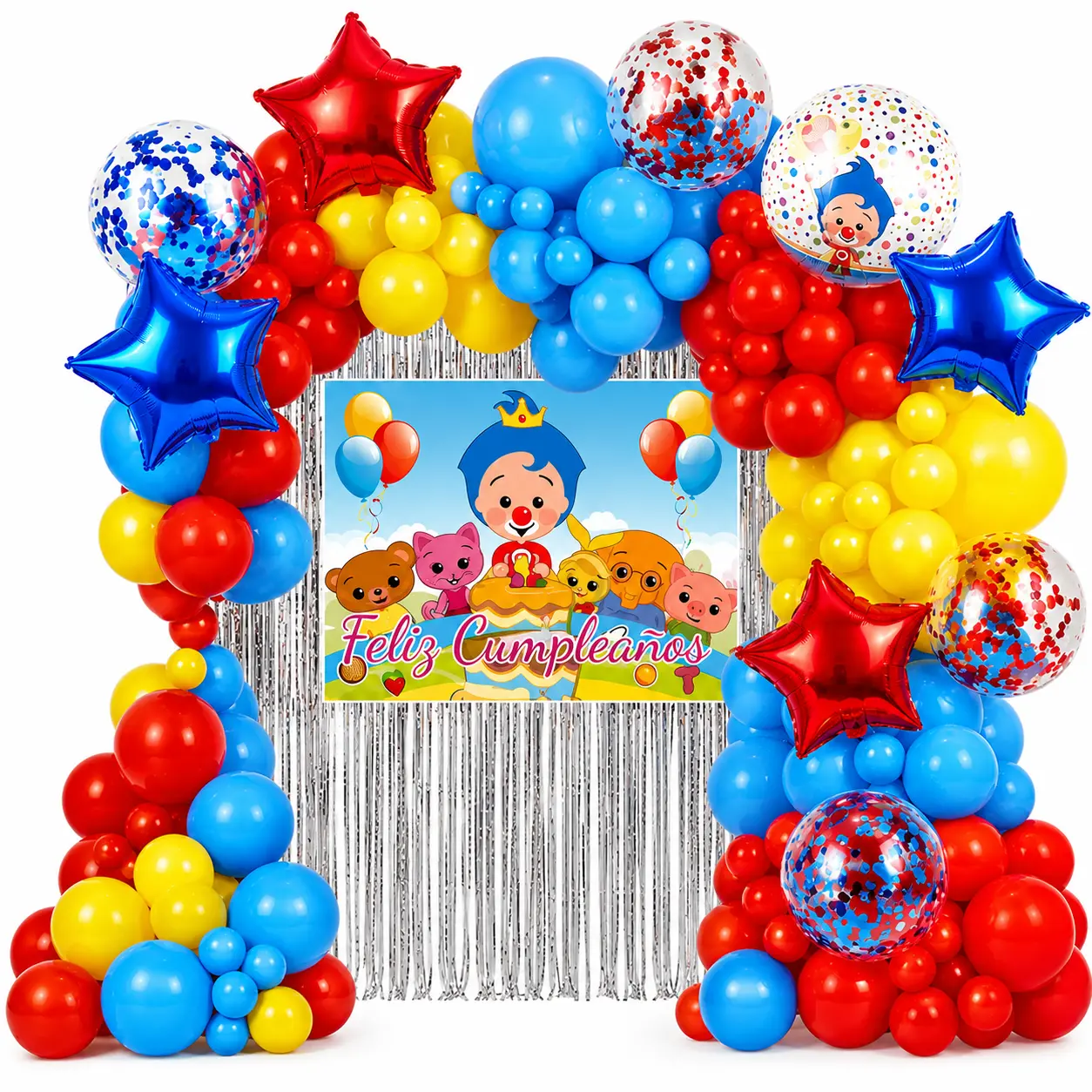 Set Feliz Cumple Plin Plin