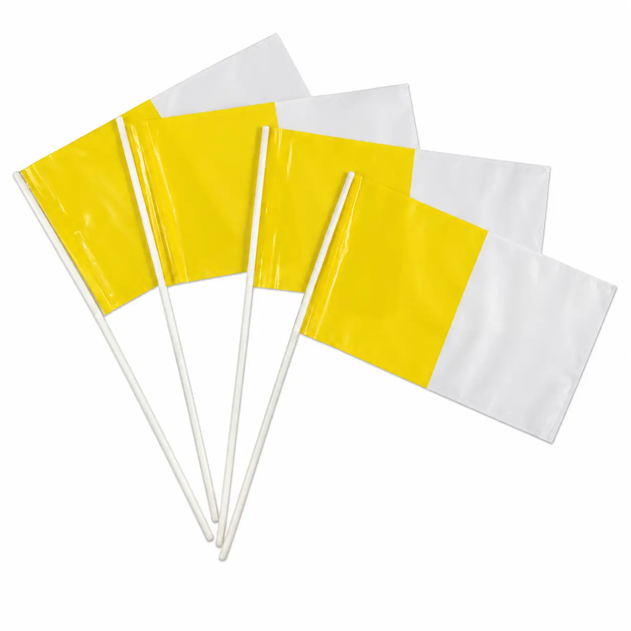 Banderita Blanca y Amarilla