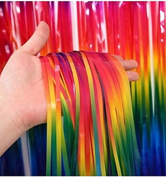 Cortina Multicolor Arco Iris - 1