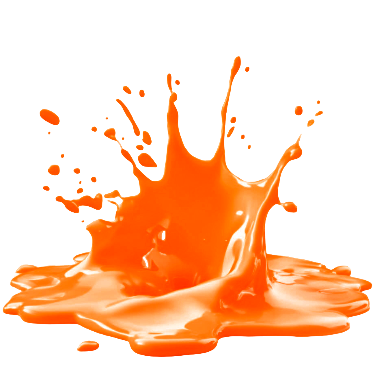 Splash Pintura Naranja Fluo Ecologica 500cc